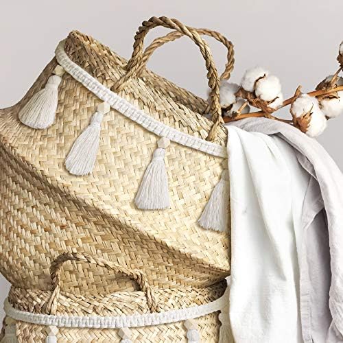 Tatuo Boho Macrame Tassel Garland 4 Pieces 374 Inch