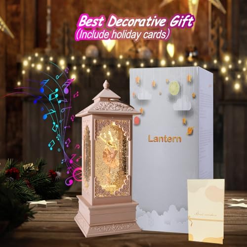 360 Rotating Ballerina Music Box Light - Pink