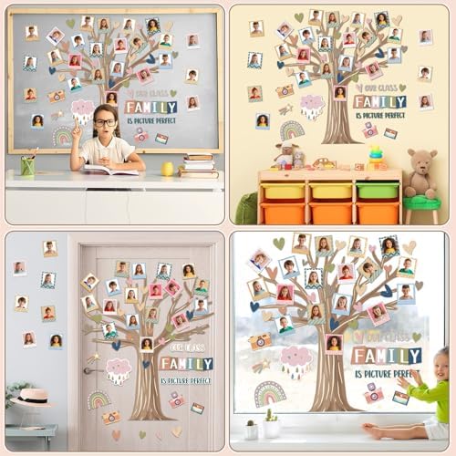 Back to School Bulletin Board Set with Boho Tree Design