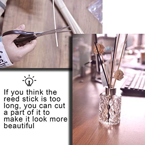 100 Pieces Natural Rattan Diffuser Sticks 8 Inch 3mm