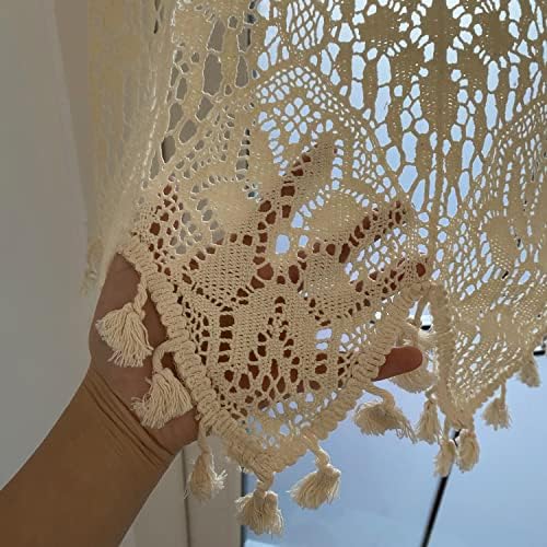 Retro Crochet Valance for Kitchen Window