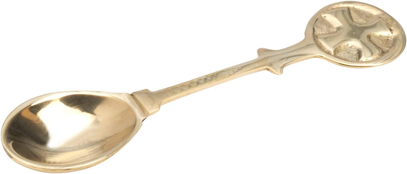 Elegant Brass Incense Spoon 472 Inch Measuring Tool