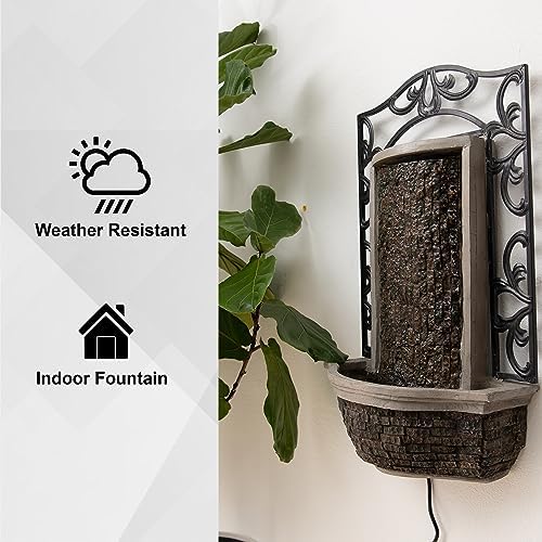 XBrand 3031 H Wall Mounted Waterfall Fountain with Pump