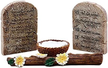 Ebros Matte Gold Ark of the Covenant Decorative Figurine