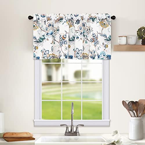 VOGOL Floral Kitchen Valance 52x18 1 Panel