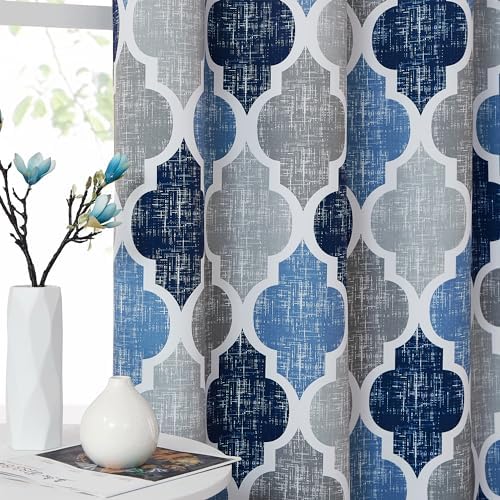 Beauoop 100 Blackout Curtains 50x84 2 Panels Grommet Top