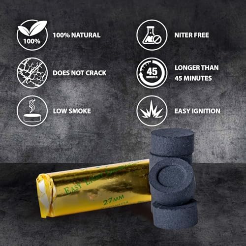 Southern Star Quick Lighting Incense Charcoal Tablets 27mm 120 Tablets