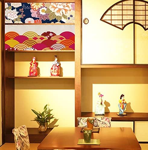 Japanese Style Half Open Doorway Noren Curtain