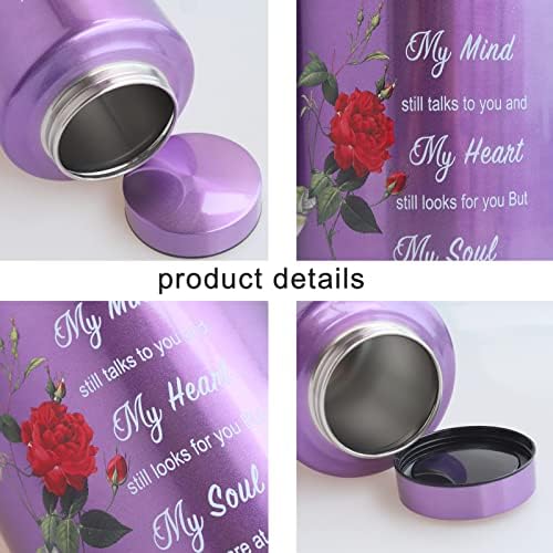 200 lbs Capacity Elegant Black Urn with Rose Design and Velvet Bag