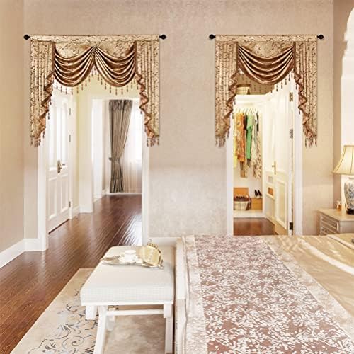 ELKCA European Curtain Valance 59 Inch 1 Panel Rod Pocket