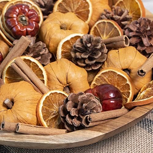 ANDALUCA Pumpkin Spice Potpourri with Mini Pumpkins