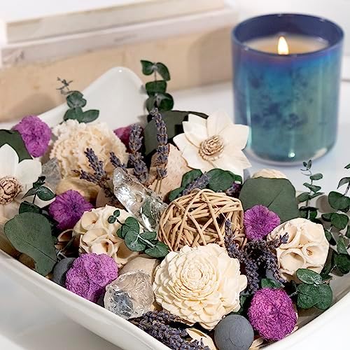 ANDALUCA Preserved Eucalyptus Lavender Potpourri