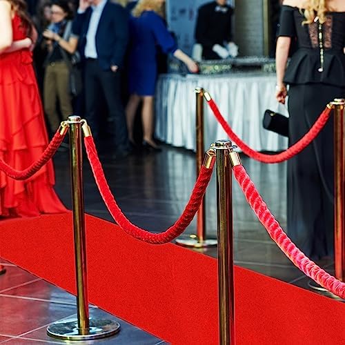 Preboun Red Carpet Runner 26x164ft Party Aisle Rug
