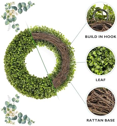 Boxwood Wreath - 20 Inch All Seasons Decor