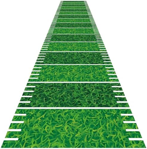 Football Party Field Aisle Runner for Game Day Decor
