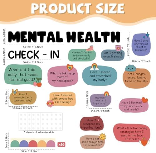 Mental Health Bulletin Board Set Classroom Decor