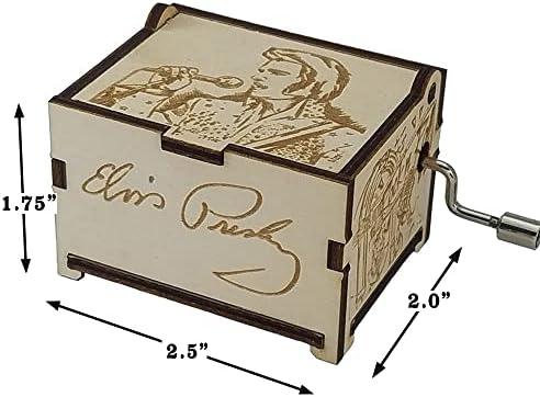 Elvis Presley Mini Music Box with Cant Help Falling In Love