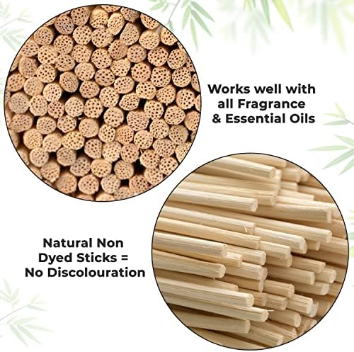 1st Deer Reed Diffuser Sticks 100 Pcs Black Rattan