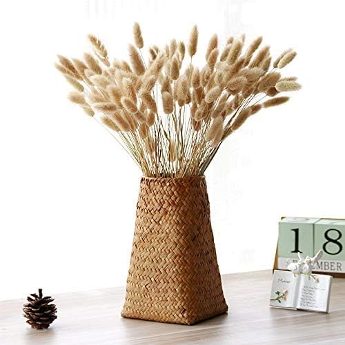 Natural Seaweed Weave Basket Vase for Home Dcor