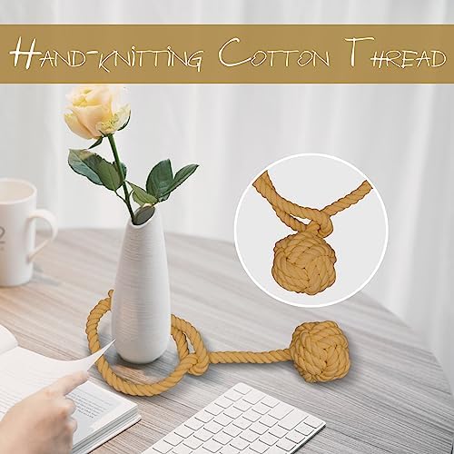 Ushomin Curtain Tiebacks 2 Pack Heavy Duty