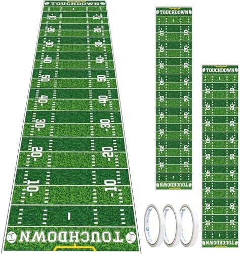 Jansun Football Field Runners 10 Ft for Game Day Party