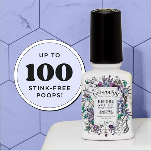 Poo-Pourri Before-You-Go Toilet Spray Lavender Peppermint 2 Fl Oz