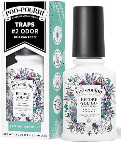 Poo-Pourri Before-You-Go Toilet Spray Lavender Peppermint 2 Fl Oz