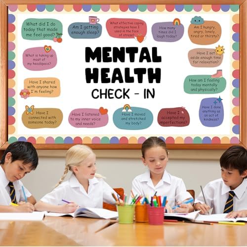 Mental Health Bulletin Board Set Classroom Decor