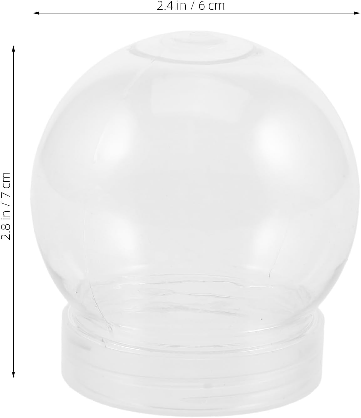 BESTOYARD 15 Pack 28 Inch Snow Globe DIY Kit