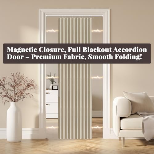 AJAZZ 100 Blackout Magnetic Door Curtain 1 Panel