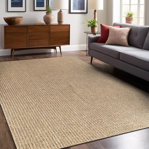 Luul Home Easy Jute Rugs 5x7 Indoor Outdoor