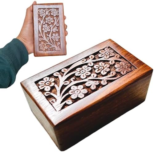 Handmade Wooden Cremation Urns for Human and Pet Ashes