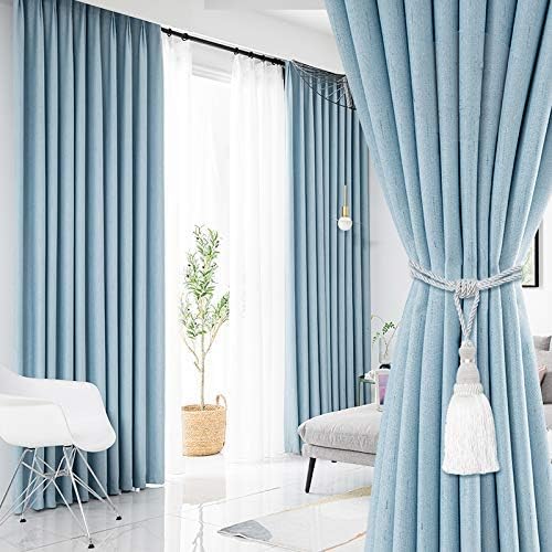 BEL AVENIR 2 Pack Shiny Polyester Curtain Tiebacks