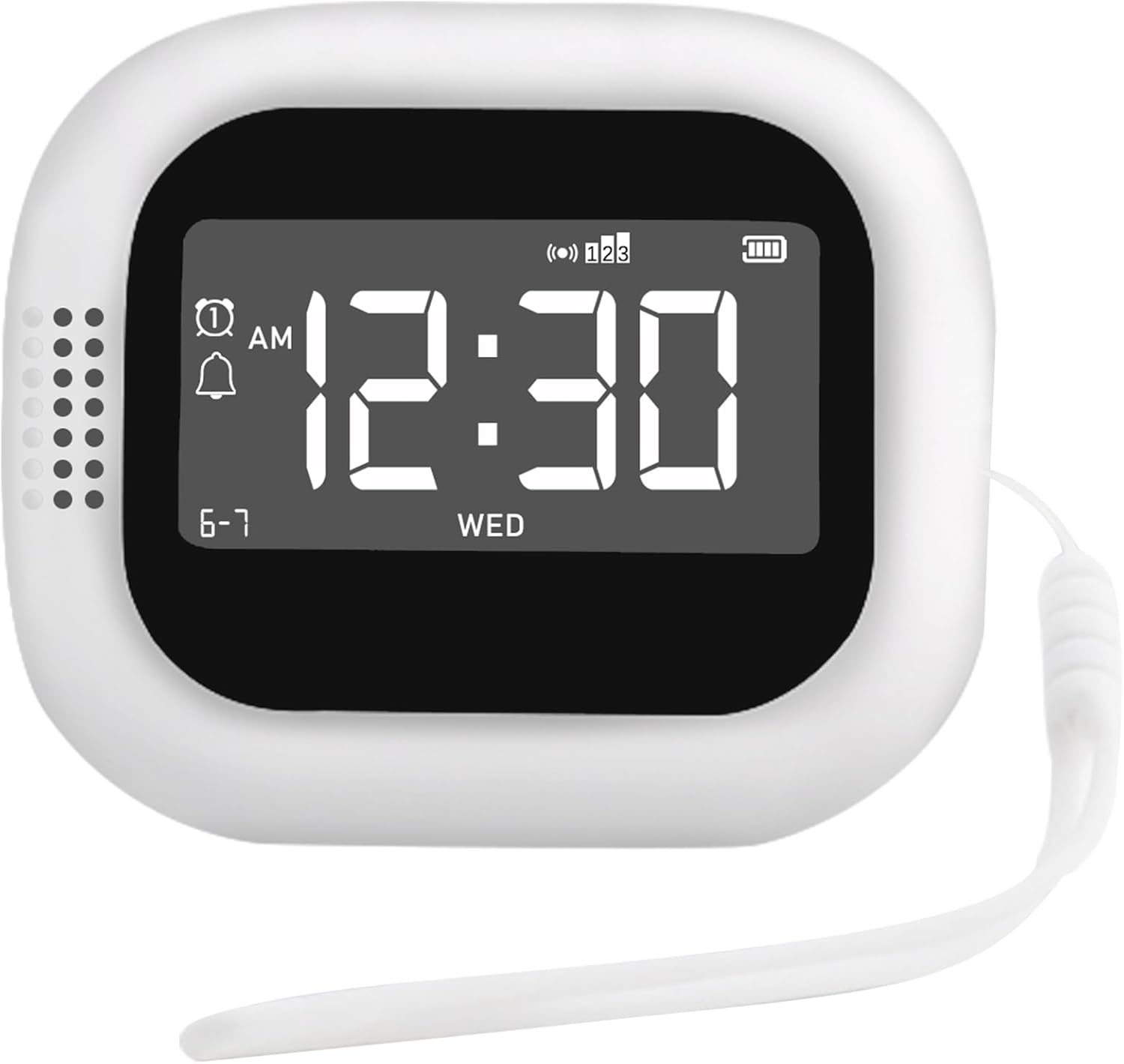 Vibrating Alarm Clock with White Noise and Sleep Sounds