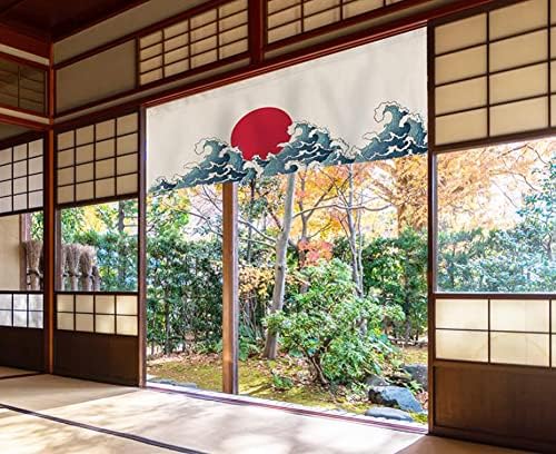 Japanese Style Half Open Doorway Noren Curtain