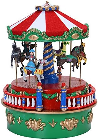 Mr Christmas Mini Musical Carousel Christmas Decoration