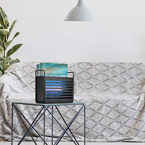 Stylish Magazine Rack with Rubber Base