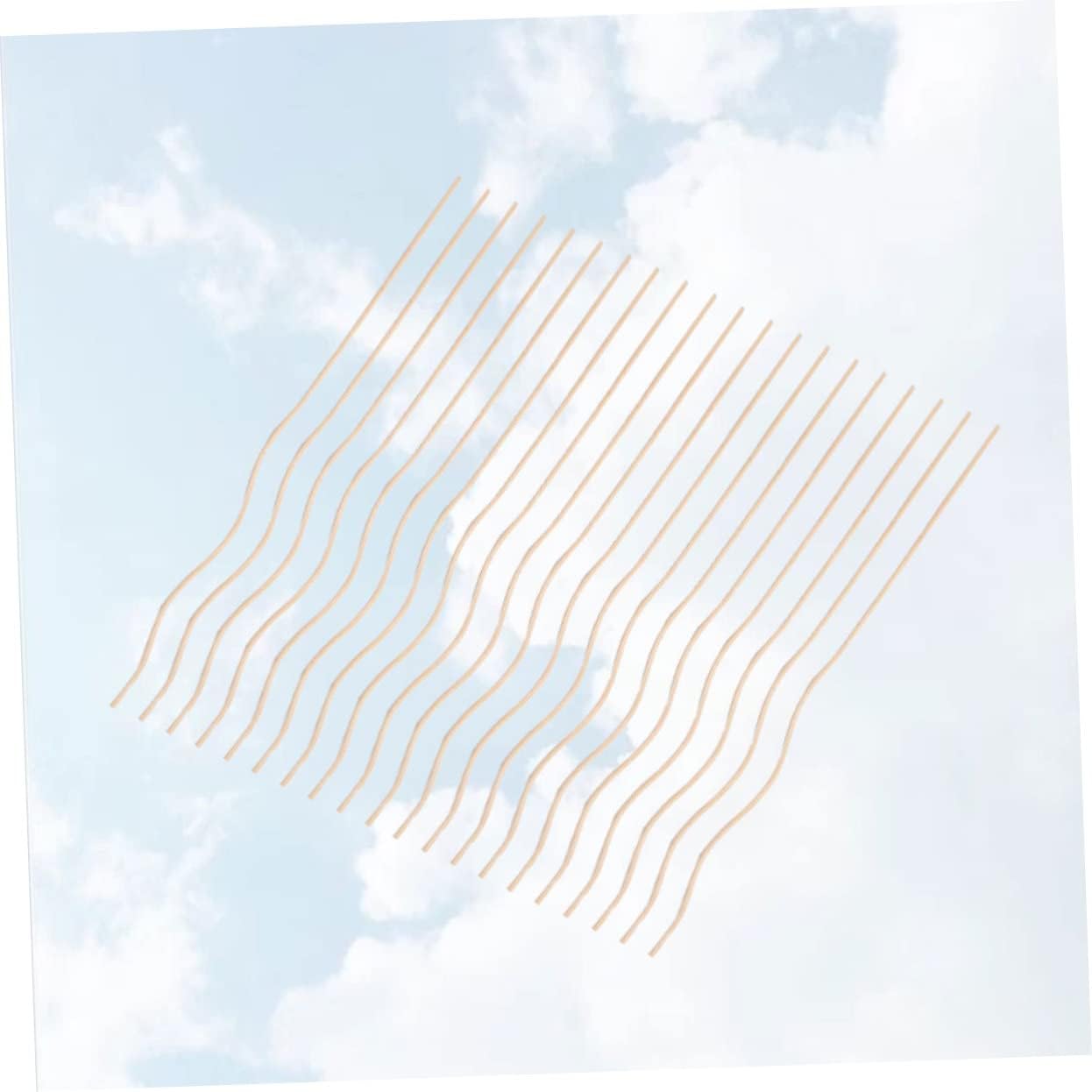 20pcs Wavy Rattan Aroma Diffuser Sticks for Home