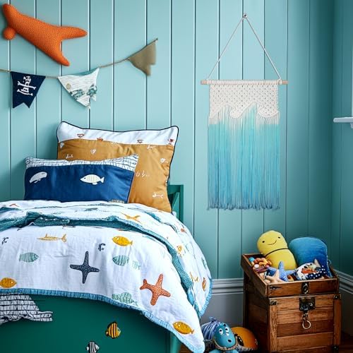 Bucherry Beach Macrame Wall Hanging Tassel Decor