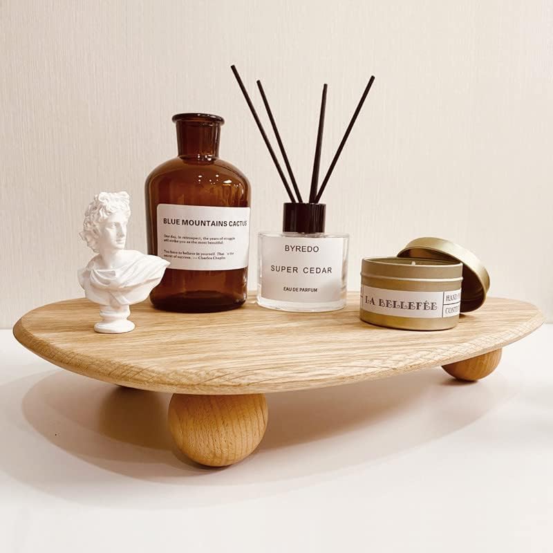 Wooden Display Riser Stand for Decor and Candles