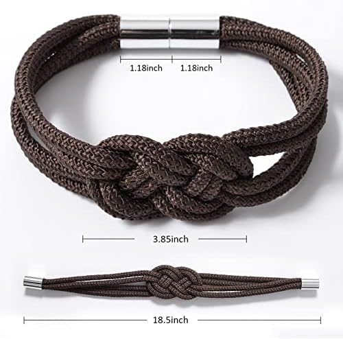 NICEEC 2 Pack Magnetic Curtain Tiebacks Coffee
