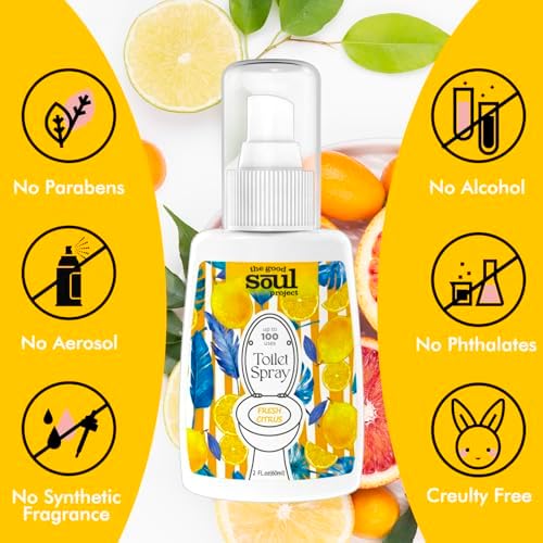 Good Soul Project Toilet Spray Fresh Citrus 2 Fl Oz 2 Pack