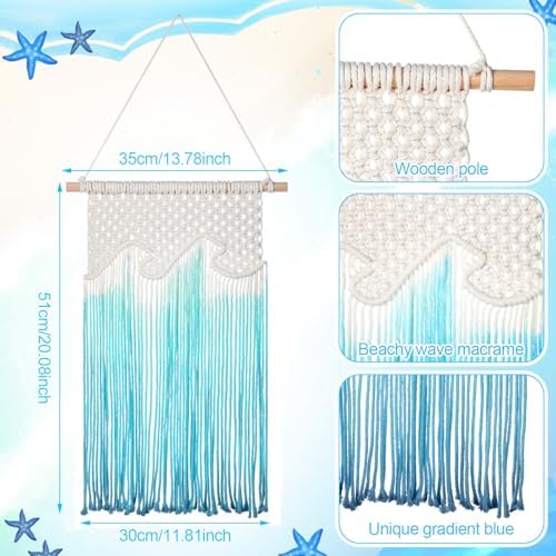 Bucherry Beach Macrame Wall Hanging Tassel Decor