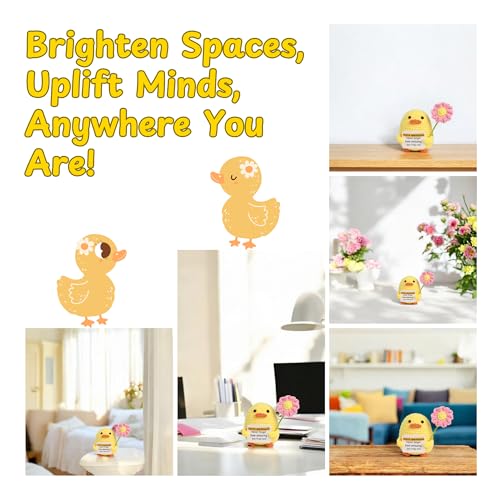 Handmade Crochet Cheer Duck - Cute Funny Gift for Family and Friends
