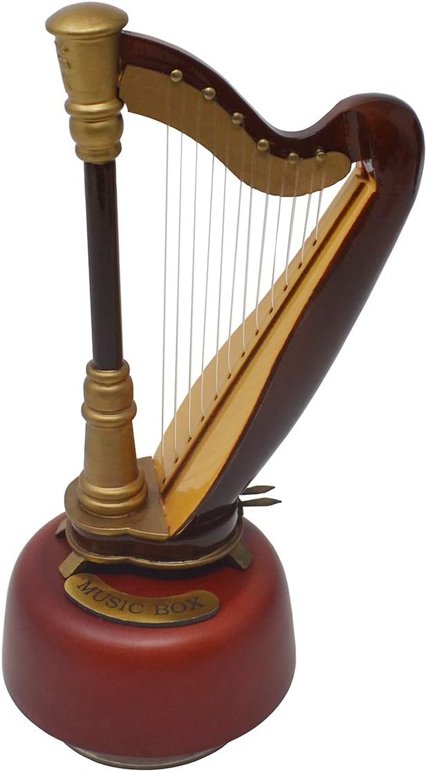 KingPoint Mini Rotating Harp Music Box