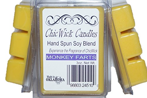 3Pack Monkey Farts Soy Blend Wax Melts 9oz
