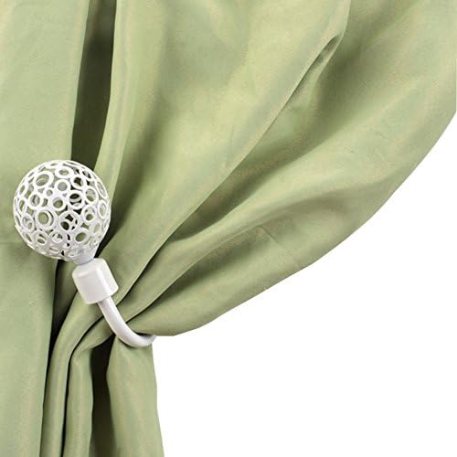 Curtain Holdbacks with Window Decorative Hooks Set of 2