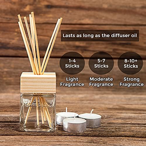 1st Deer Reed Diffuser Sticks 100 Pcs Black Rattan