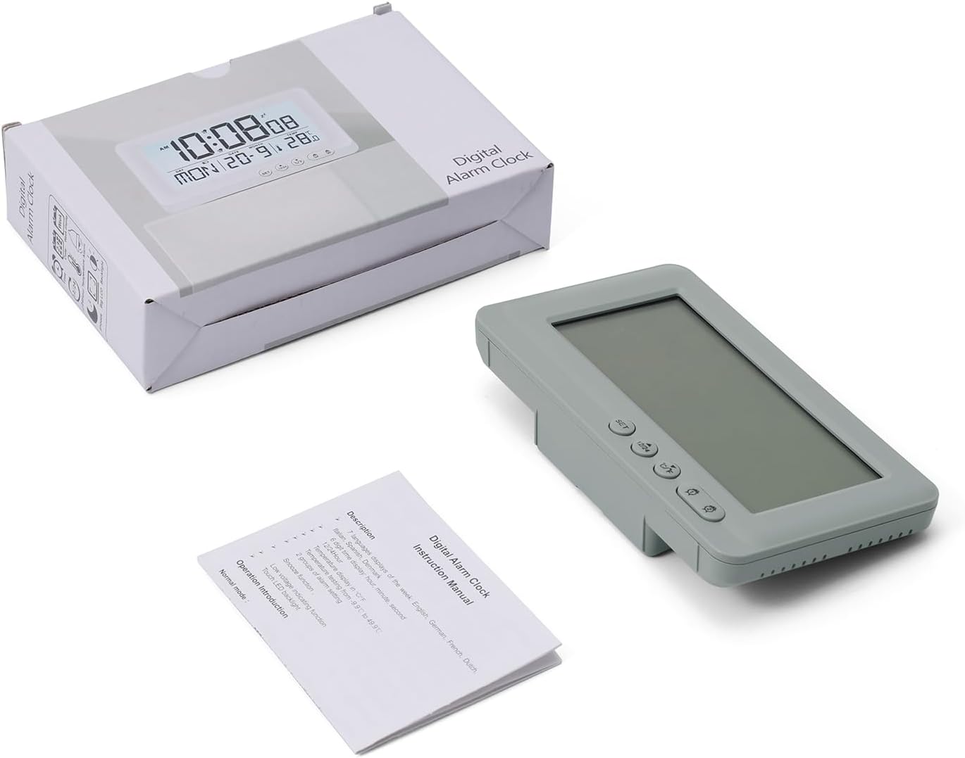 ORIA Digital Alarm Clock with Backlight and Dual Alarms