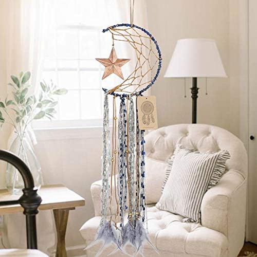 Dremisland Dream Catcher with Moon and Star Design